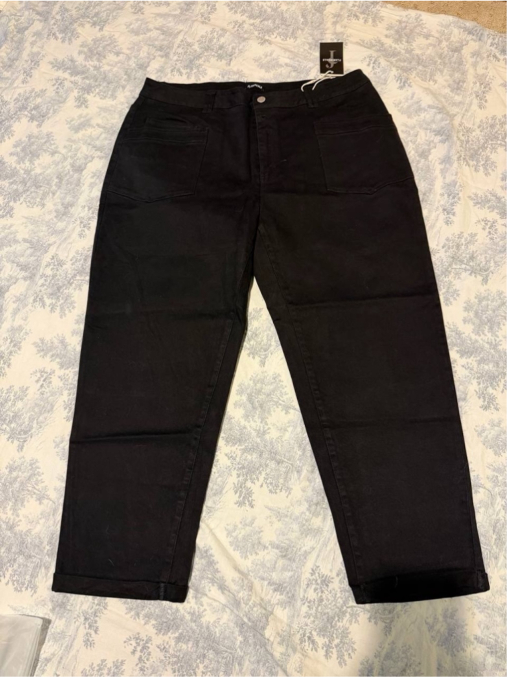 Flamingals Straight Leg High Rise Solid Dual Pants 3XL